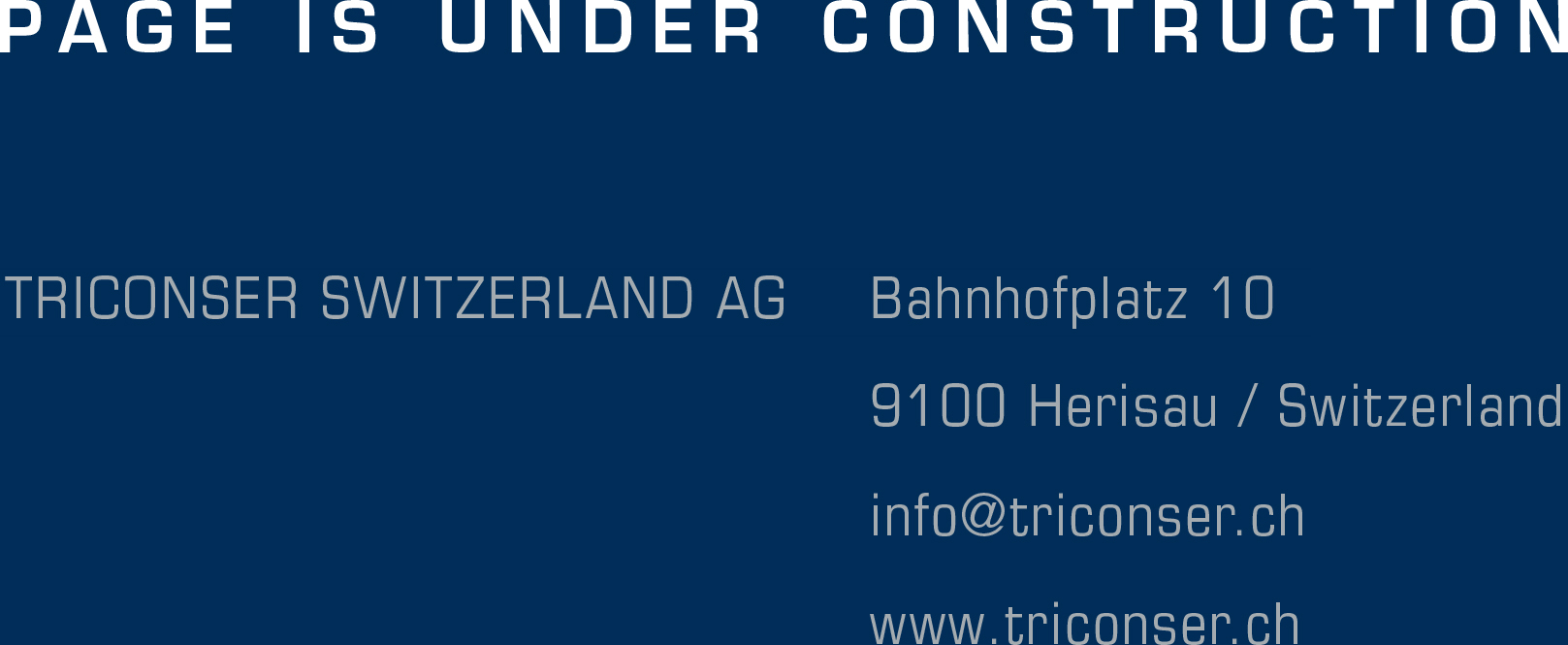 Triconser Switzerland AG